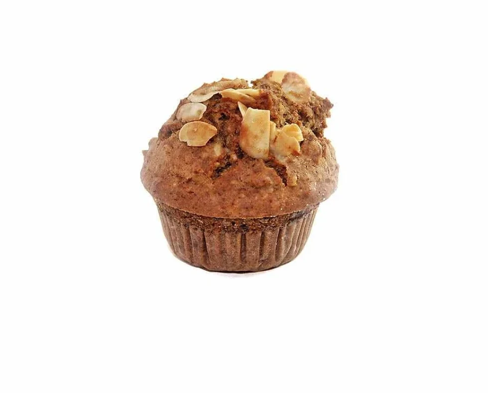 muffin orech celozrnny